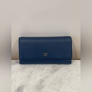 MCM Navy Blue Women's Wallet